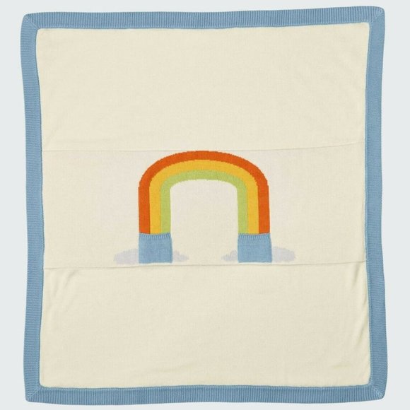 lL Borgo Other - IL BORGO Infant Boys' Blanket With Rainbow Embroidery